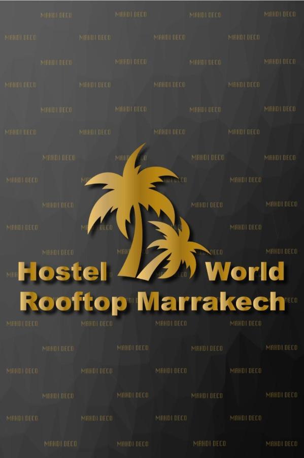 Hostel World Rooftop Marrakech Marrakesh Luaran gambar